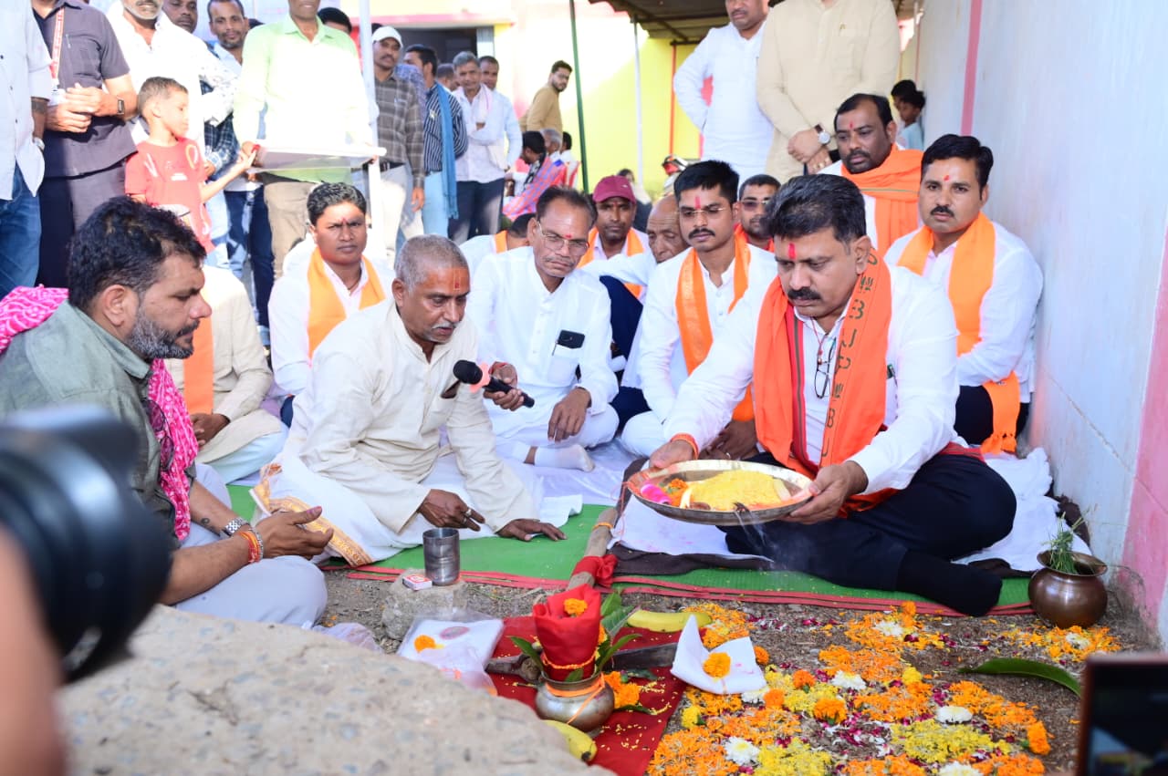 8.10 करोड़ की सिंचाई परियोजना का शुभारंभ, 1540 एकड़ में पहुंचेगा पानी IMG 20260329 WA0007