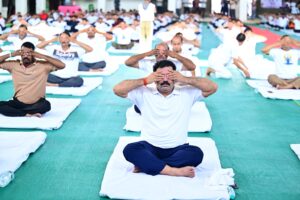 ऋषि-मुनियों की अमूल्य विरासत है योग, इसे जीवन का हिस्सा बनाएं : उप मुख्यमंत्री विजय शर्मा IMG 20260621 WA0019
