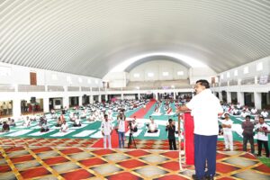 ऋषि-मुनियों की अमूल्य विरासत है योग, इसे जीवन का हिस्सा बनाएं : उप मुख्यमंत्री विजय शर्मा IMG 20260621 WA0023