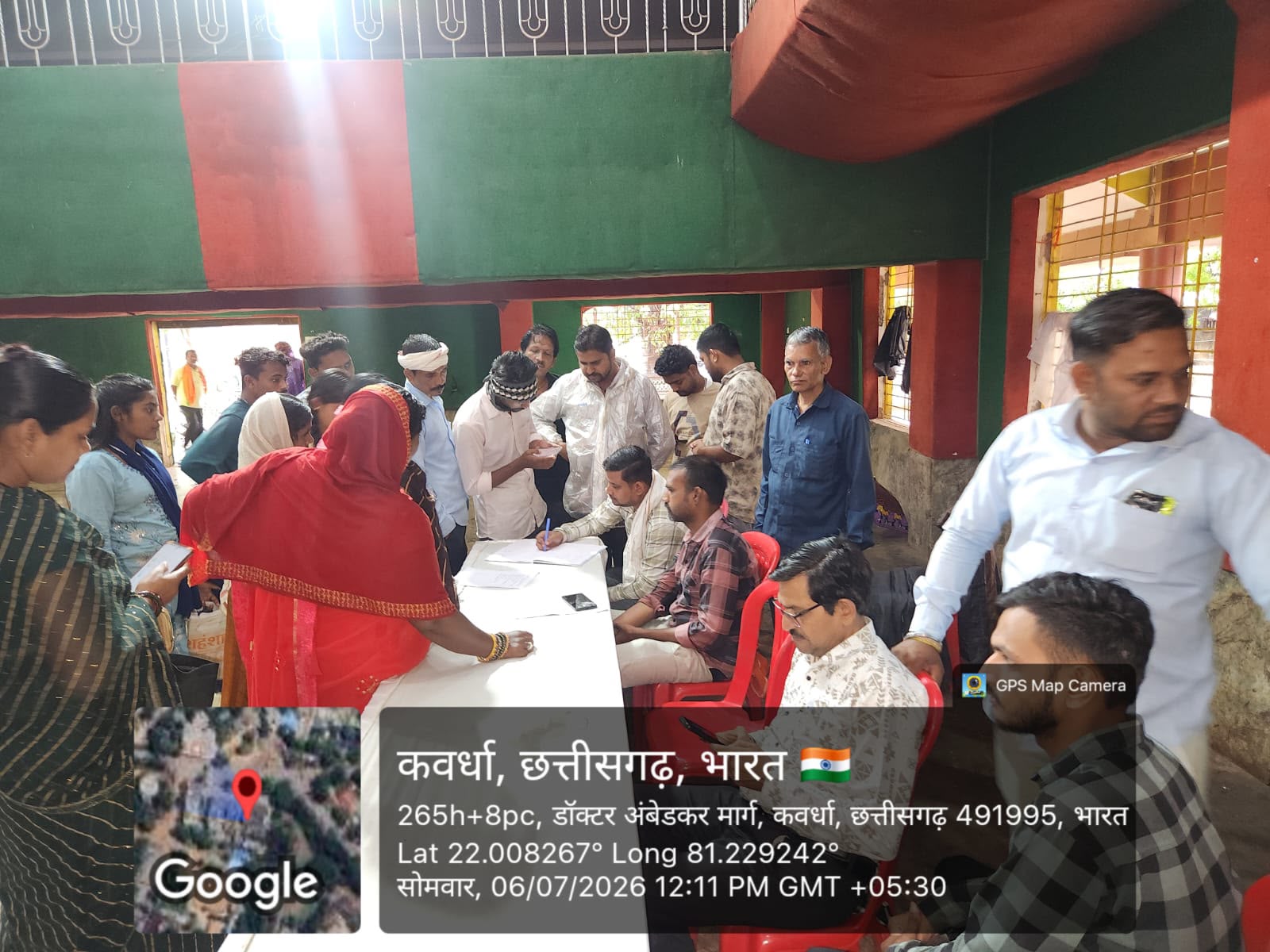 कवर्धा पट्टा सर्वे शिविर में उमड़ी भीड़, 213 हितग्राहियों ने कराया पंजीयन; 9 जुलाई से घर-घर होगा सत्यापन IMG 20260706 WA0018