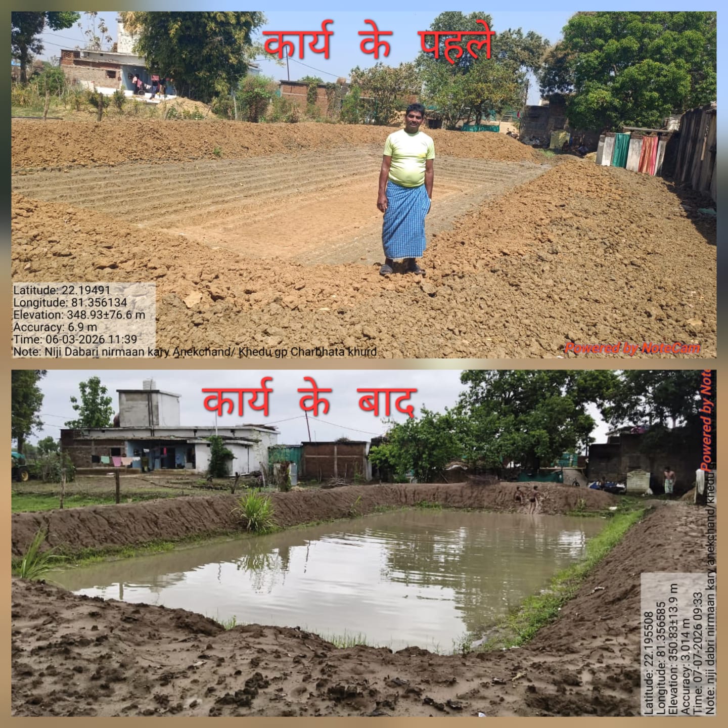 मोर गांव मोर पानी अभियान से लौटी जल समृद्धि, बारिश में लबालब हुईं डबरियां और नवा तरिया IMG 20260708 WA0015