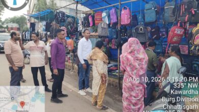 कवर्धा में नगर पालिका की बड़ी कार्रवाई: खुले में कचरा फेंकने और प्रतिबंधित पॉलीथीन बेचने वालों पर जुर्माना IMG 20260810 WA0006